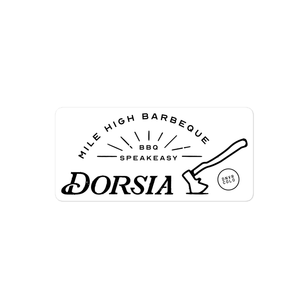 Dorsia Speakeasy Mile High Rectangle Sticker