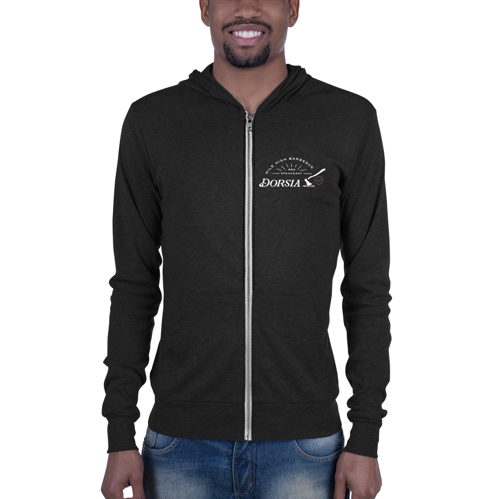 Dorsia Smoked Out Zip Up Hoodie