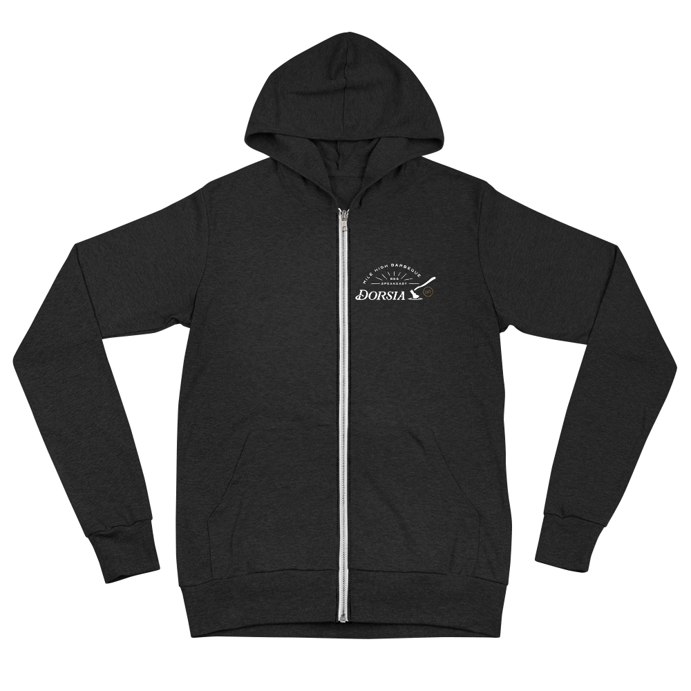 Dorsia Smoked Out Zip Up Hoodie
