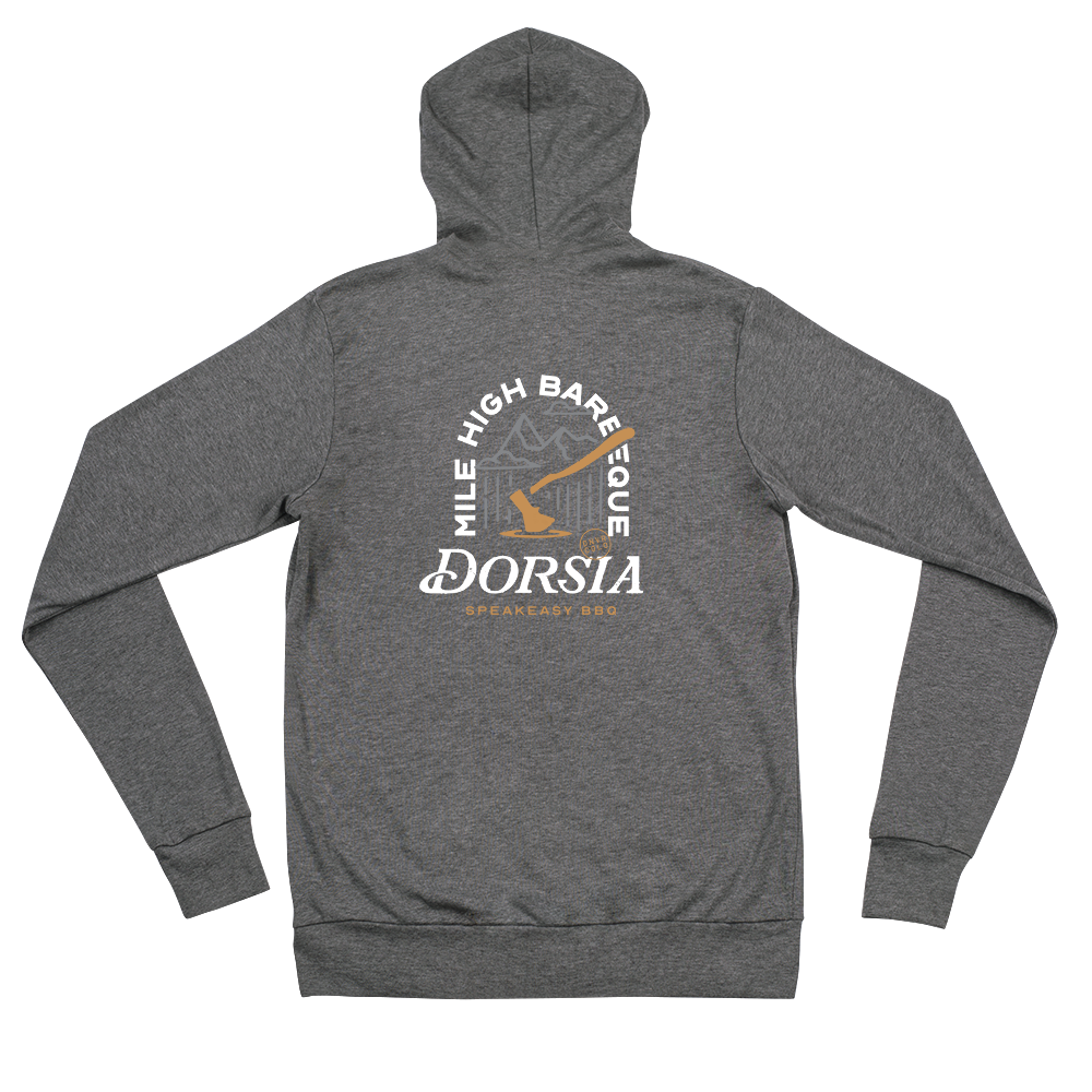 Dorsia Mile High Zip Up Hoodie