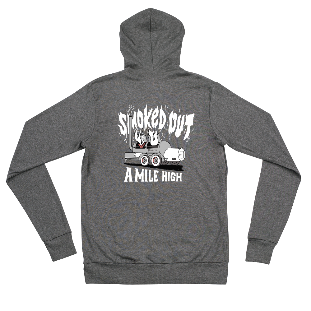 Dorsia Smoked Out Zip Up Hoodie
