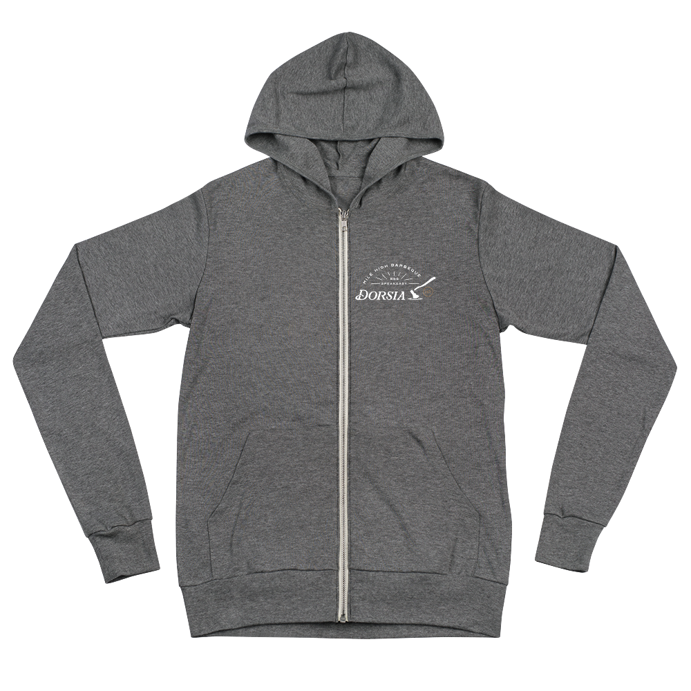 Dorsia Smoked Out Zip Up Hoodie