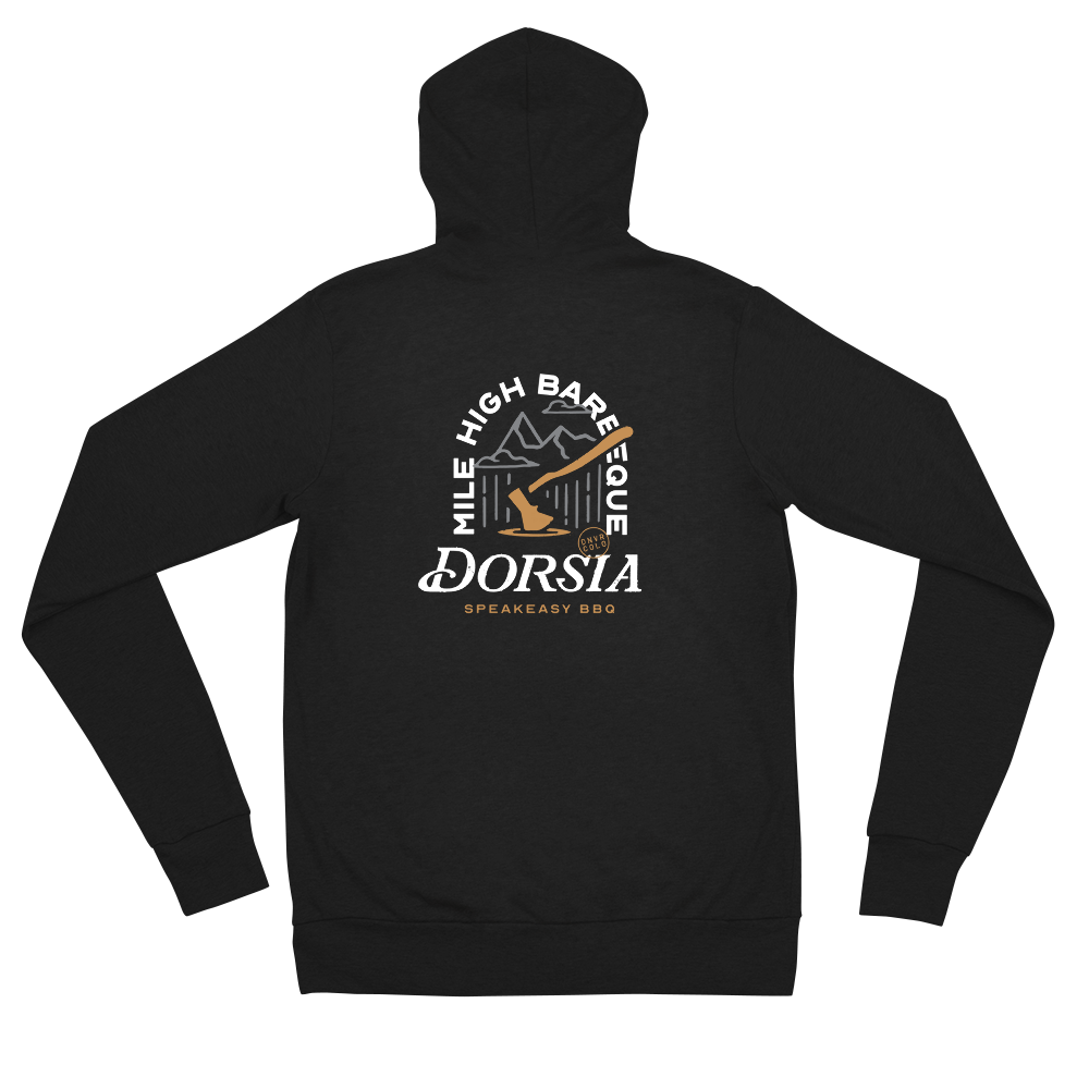 Dorsia Mile High Zip Up Hoodie