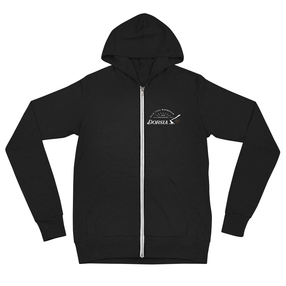 Dorsia Smoked Out Zip Up Hoodie