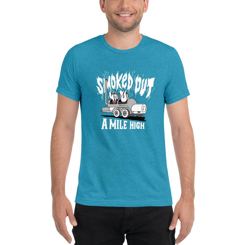Smoked Out A Mile High - TShirt (White Text)