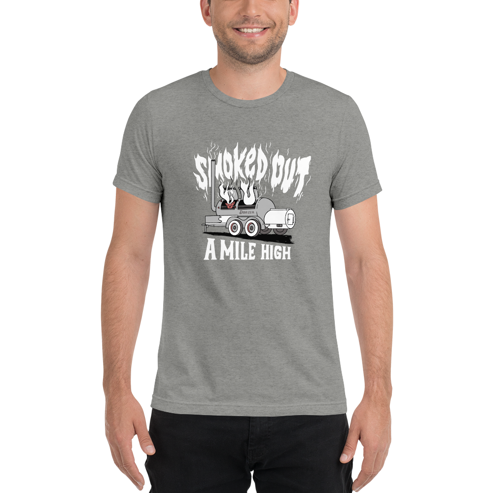 Smoked Out A Mile High - TShirt (White Text)