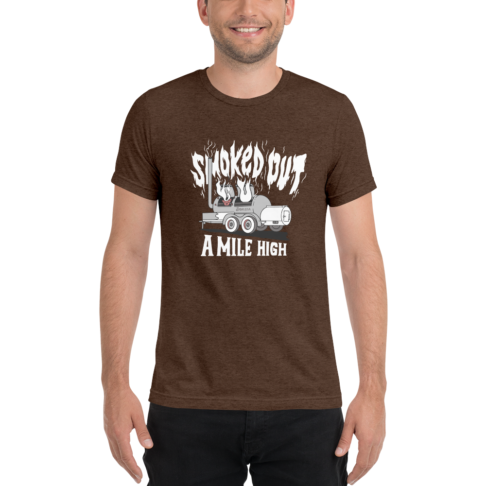 Smoked Out A Mile High - TShirt (White Text)