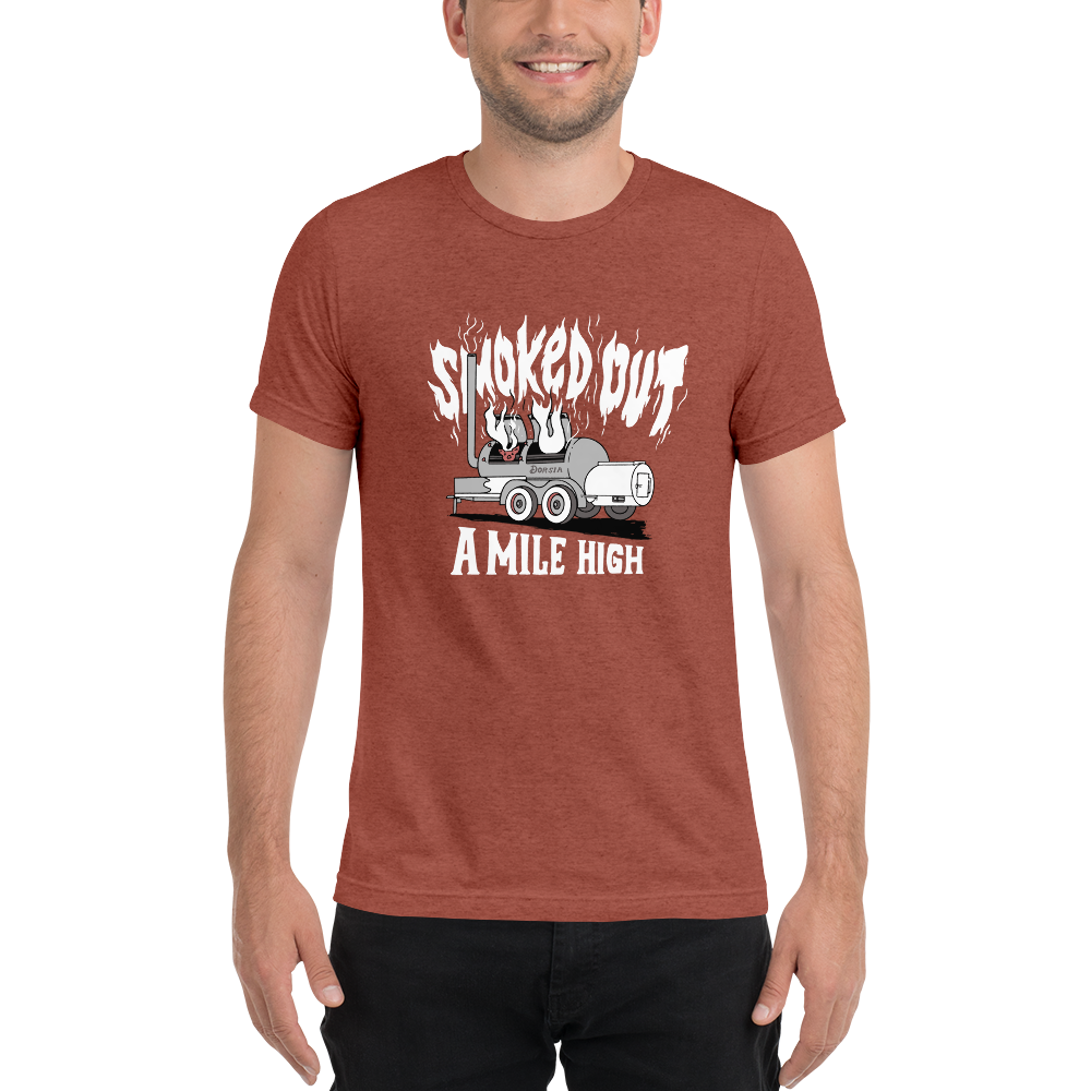 Smoked Out A Mile High - TShirt (White Text)