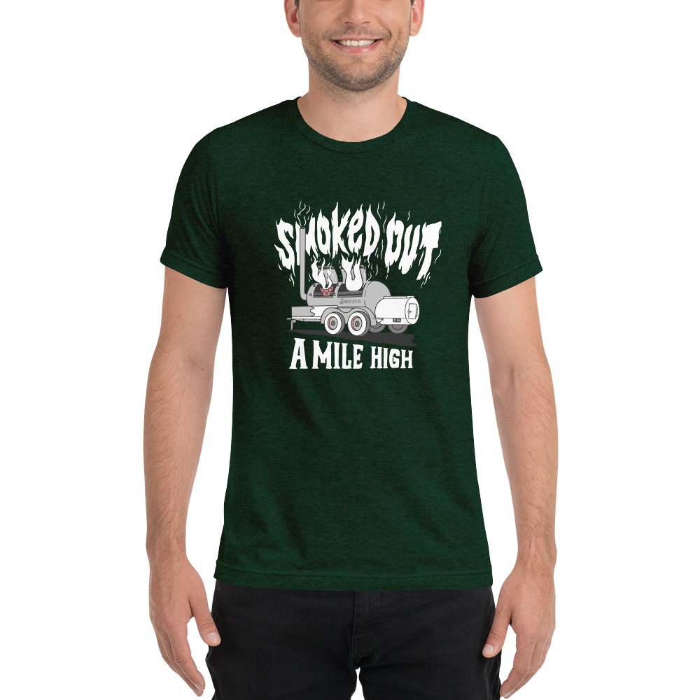 Smoked Out A Mile High - TShirt (White Text)