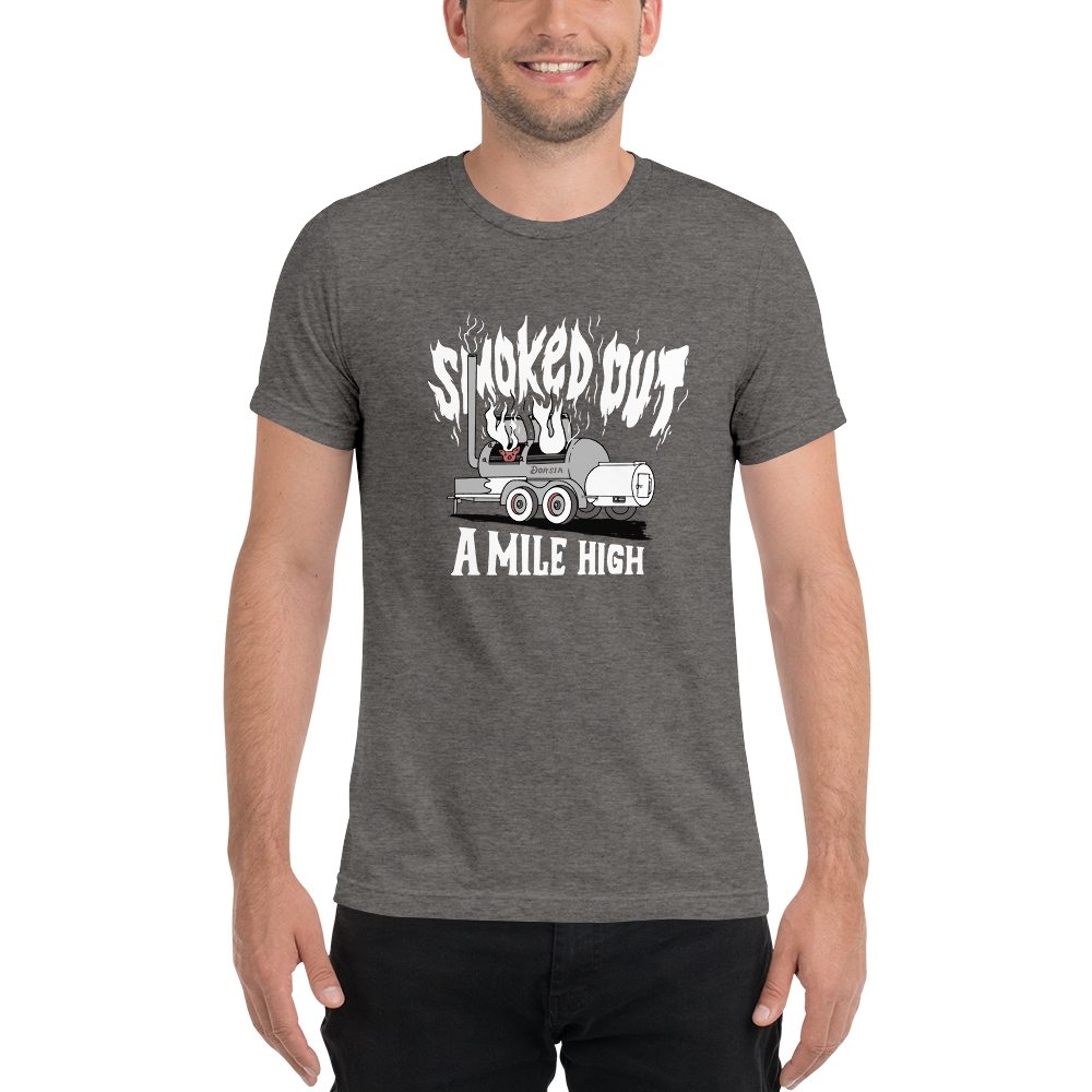 Smoked Out A Mile High - TShirt (White Text)