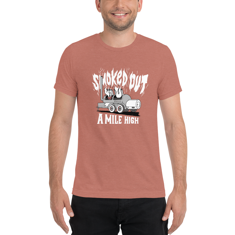 Smoked Out A Mile High - TShirt (White Text)
