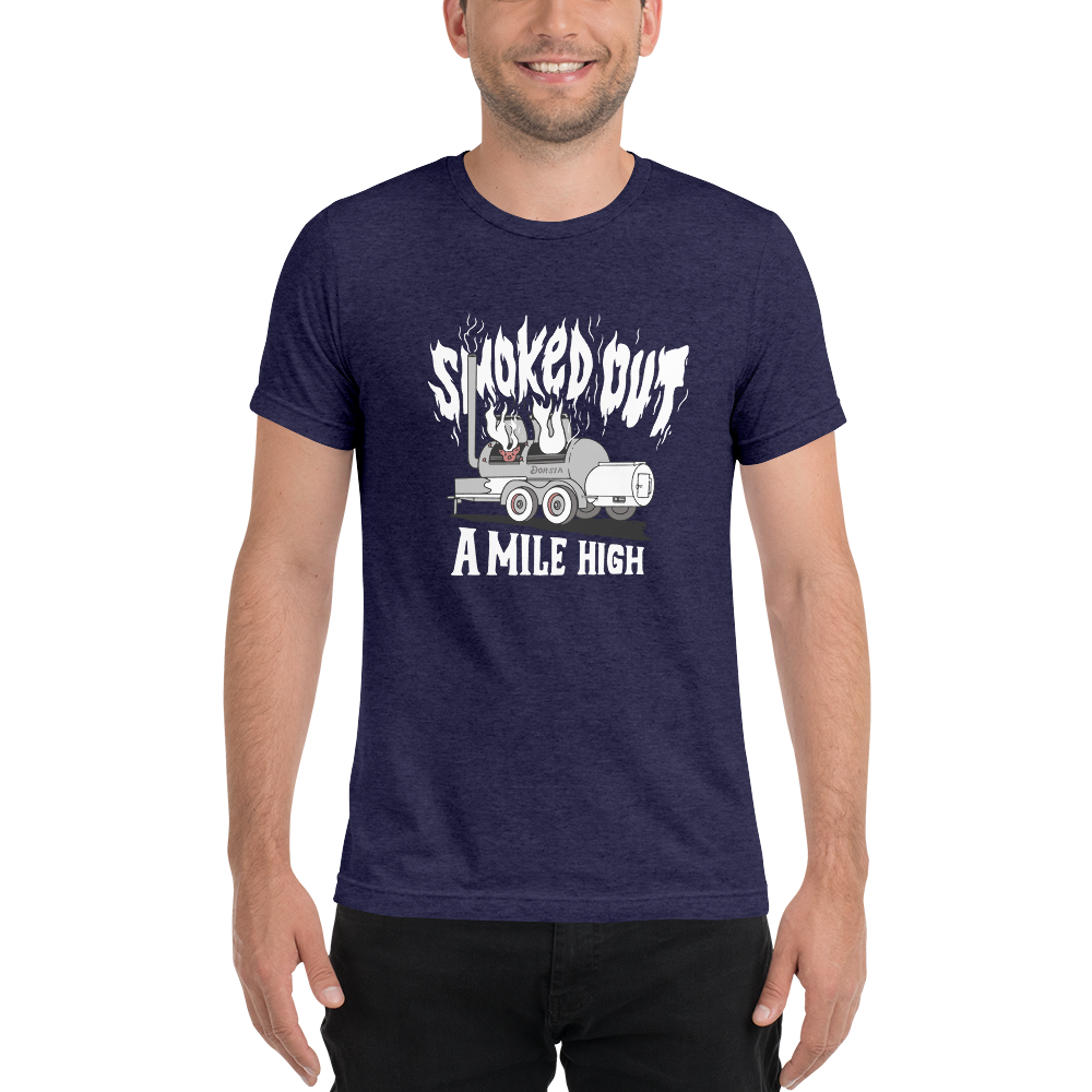 Smoked Out A Mile High - TShirt (White Text)