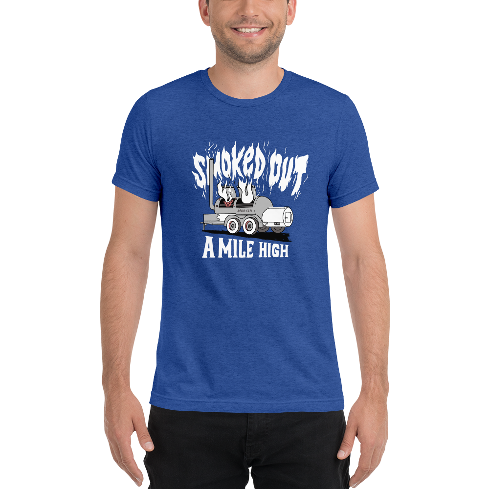 Smoked Out A Mile High - TShirt (White Text)