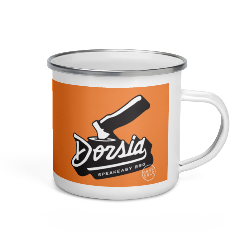 Dorsia Retro Enamel Mug 12oz