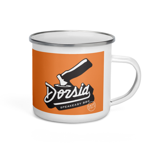 Dorsia Retro Enamel Mug 12oz