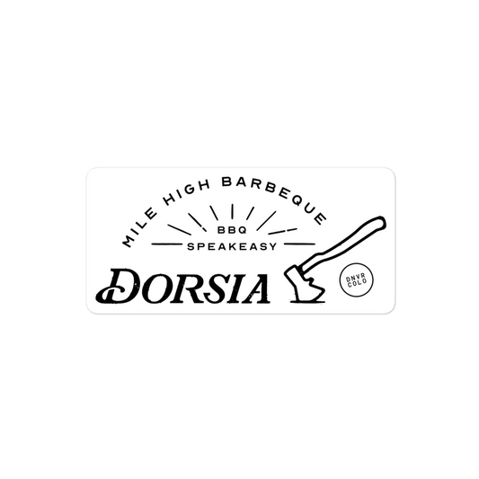 Dorsia Speakeasy Mile High Rectangle Sticker