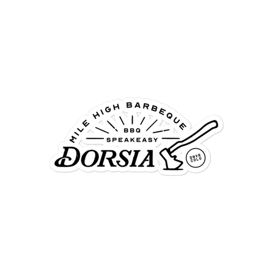 Dorsia Speakeasy Mile High Bubble Sticker