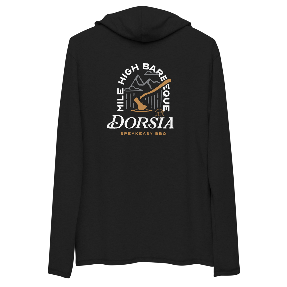 Dorsia BBQ Lightweight Hoodie Black