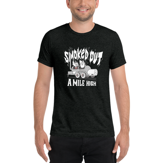 Smoked Out A Mile High - TShirt (White Text)