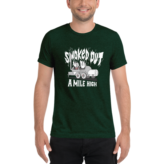 Smoked Out A Mile High - TShirt (White Text)